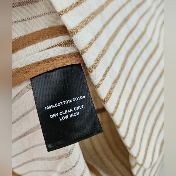 Lafayette 148 New York Carmel Striped Cotton Blazer Jacket Size 8 - Picture 9 of 14